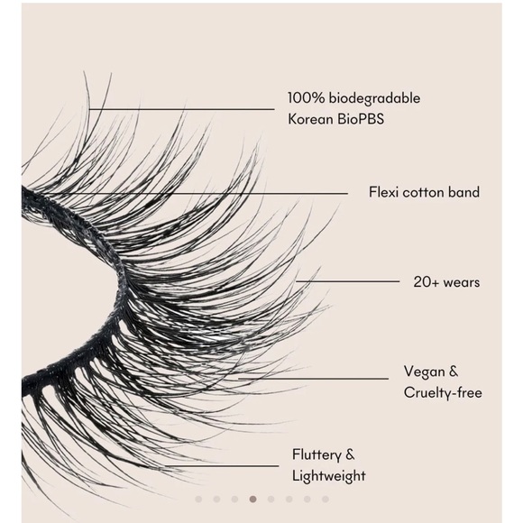 NOOD- Biodegradable, vegan eyelashes set - Picture 2 of 5